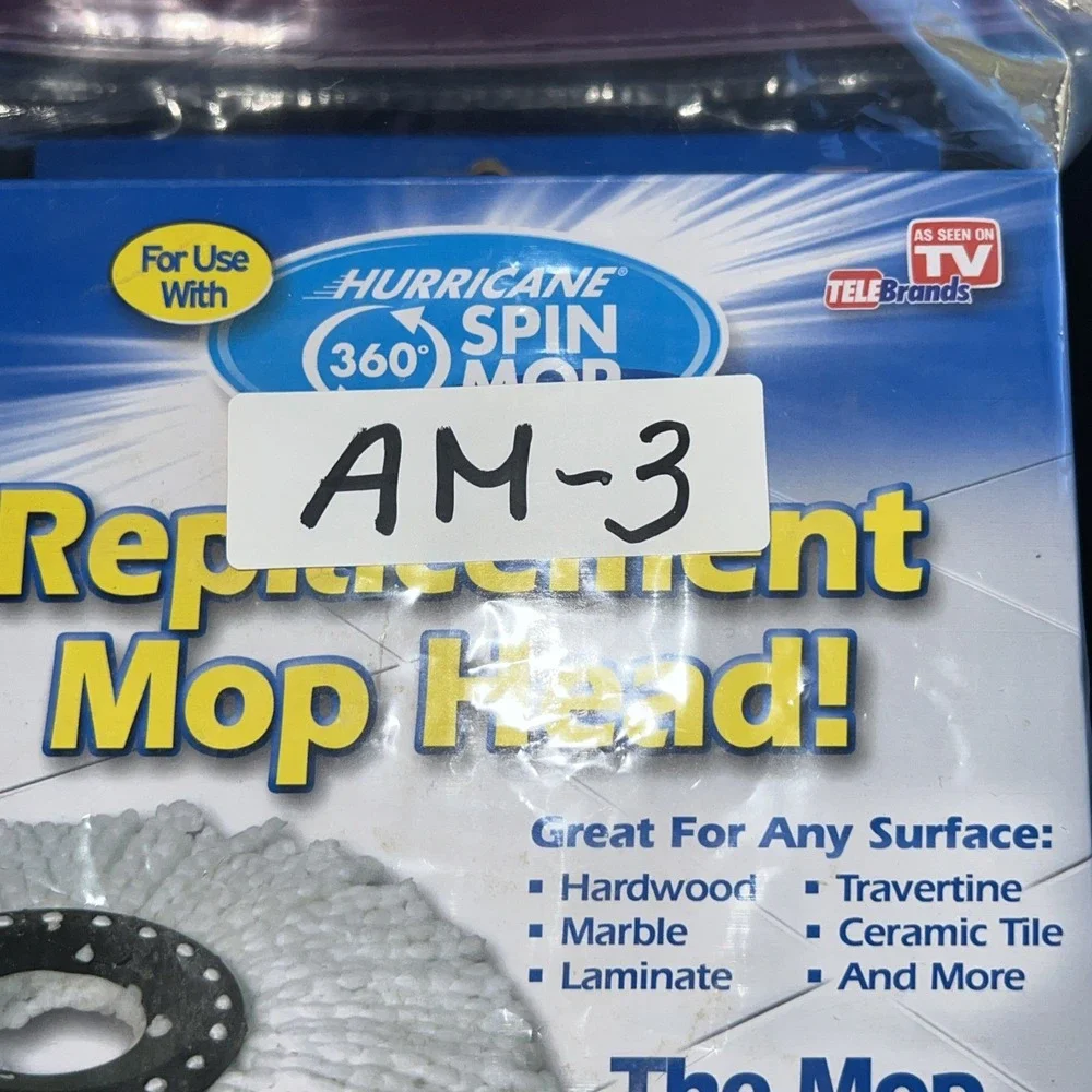 2013 Hurricane Spin Mop‎ Replacement Mop Heads for As Seen On TV by BulbHead New